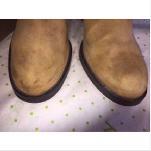 COPY - ACNE Beige Suede Leather Pistol Boots SZ 38 - Picture 2 of 7